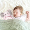 Picture of Pro Goleem Elephant Security Blanket with Stuffed Animal Snuggle Toy Lovey Soft Lovie Baby Registry Search Baby Girl Gifts for Infant and Toddler Pink 16 Inch