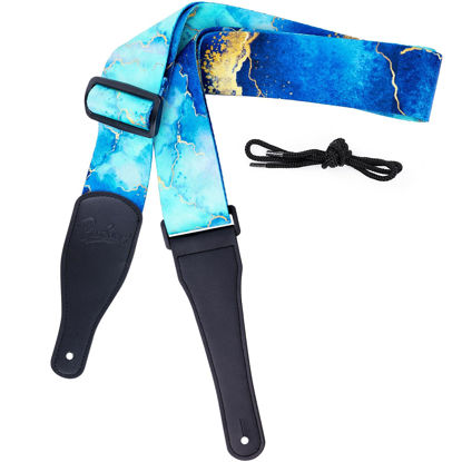 Picture of BestSounds Guitar Strap, Bass Guitar Strap, Electric and Acoustic Guitar Straps (Blue Ocean)
