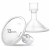 Picture of Maymom MyFit 13mm Shields Compatible with Medela Breast Pump- PersonalFit, Freestyle, Harmony, Maxi Connector; Connect to Maymom Widemouth/Narrow Connector, PersonalFit/Freestyle Flex Connector; 2pcs