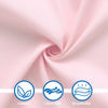 Picture of Bassinet Sheets for Baby Girl 2 Pack Bassinet Sheet Fitted Universal Microfiber Soft Cradle Sheets for Oval Rectangle and Hourglass Bassinet Mattress, Pink&Violet
