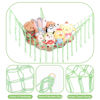 Picture of Boho Stuffed Animals Net or Hammock Large,55 inch Toy Hammock Macrame Stuff Animal Storage Corner Hanging Net Holder,Mesh Hammock Plush Toy Organizer with Hooks for Bedroom,Nursery (Deep Green)