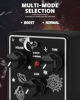 Picture of STRICH TUBE SOUL Tube Overdrive Distortion Pedal for Electric Guitar, Compact Mini Single Unit, True Bypass, 3 Control Knobs, Volume, Tone, Gain, Dual Modes, Boost, Normal, 9V DC, Black and White