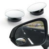 Picture of LivTee Blind Spot Car Mirror, Oval HD Glass Frameless Convex Side Mirror Blindspot, Reusable 360° Wide Angle Rear View Car Mirrors with Powerful Adjustable Suction Cup - Exterior Mirrors