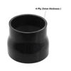 Picture of Ucreative 4-Ply Straight Coupler Silicone Hose ID 2.5 inch to 3.0 inch (63mm to 76mm) with T-Bolt Clamps