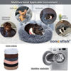 Picture of Small Calming Dogs Bed for Small Dogs Anti-Anxiety Machine Washable Fluffy Luxury Anti-Slip Waterproof Mute Base Warming Cozy Soft Pet Puppy Round Bed
