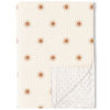 Picture of Konssy Baby Blankets for Unisex Boys Girls, Super Soft Nursery Minky Blankets with Muslin Cotton Front and Dotted Fleece Backing, Printed Bed Throws Newborn