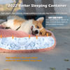 Picture of Dog Beds for Medium Dogs Washable 30 Inches Pink Dog Bean Bag Bed Girl Dog beds for Medium Dogs Fits up to 45 lbs Pets Beds for Medium Dog.