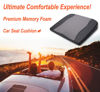 Picture of Lofty Aim Comfort Memory Foam Car Cushions for Driving - Sciatica & Lower Back Pain Relief, Cushion for Car Seat Driver, Office Chair, Wheelchair (Black&Gray)