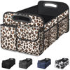 Picture of Femuar Car Trunk Organizer, Car Storage Organizer with Large Capacity Waterproof Collapsible Trunk Organizer for Car Suv/Jeep/Sedan (Leopard Print, Standard)