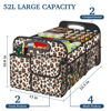Picture of Femuar Car Trunk Organizer, Car Storage Organizer with Large Capacity Waterproof Collapsible Trunk Organizer for Car Suv/Jeep/Sedan (Leopard Print, Standard)