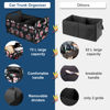 Picture of Femuar Car Trunk Organizer,Car Storage Organizer with 72L Large Capacity Waterproof Collapsible and 11 Pockets,Trunk Organizer for Car Suv/Jeep/Sedan, Large Size, Flower