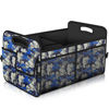 Picture of Femuar Car Trunk Organizer,Car Storage Organizer with 72L Large Capacity Waterproof Collapsible and 11 Pockets,Trunk Organizer for Car Suv/Jeep/Sedan, Large Size, Blue camouflage