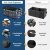 Picture of Femuar Car Trunk Organizer,Car Storage Organizer with 72L Large Capacity Waterproof Collapsible and 11 Pockets,Trunk Organizer for Car Suv/Jeep/Sedan, Large Size, Blue camouflage