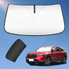 Picture of Sun Shade Sunshade for Honda HR-V 2021-2024 HRV Windshield Cover, 2-Layers Sun Shield 240T Silver Coating Sun Visor Foldable Window Shade Blocks UV Rays Car Accessories