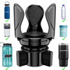 Picture of Car Cup Holder Expander, Cup Holder Extender Adapter with Expandable Arm and Adjustable Base, Compatible with Yeti Ramblers 14-64oz, Hydro Flasks 18-64oz Most Coffee Mugs Bottles & Cups