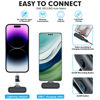 Picture of 2-Pack Wireless Lavalier Microphone for iPhone iPad Android Included Charging Case & Jack Adapter, Noise Reduction Plug-Play Clip on Lapel Mic for Youtuber, Recording,Vlog, Facebook Live Streaming