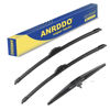 Picture of 3 wipers Replacement for Honda Pilot 2009-2015, Windshield Wiper Blades Original Equipment Replacement - 22"/21"/14" (Set of 3) U/J HOOK