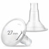 Picture of Maymom MyFit 27mm Shields, Large; Compatible with Medela Breast Pump- Freestyle, Harmony, Maxi, PersonalFit, Freestyle Flex Connector; Connect to Maymom Widemouth/Narrow Connector, 2pcs