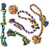 Picture of Puppy Teething Toys for Small Dogs, 5 Pack Cotton Puppy Dog Rope Toy for Small Dogs, Durable Dog Chew Toys for Aggressive Chewers Small Breed, Interactive Tug of War Puppy Toys to Keep Them Busy