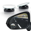 Picture of LivTee Blind Spot Car Mirror, 2" Round HD Glass Frameless Convex Side Mirror Blindspot, Reusable 360° Wide Angle Rear View Car Mirrors with Powerful Adjustable Suction Cup - Exterior Mirrors