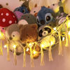 Picture of Stuffed Animal Toy Storage Hammock with LED Light-Macrame Jumbo Doll Room Corner Organizer Mesh Decoration-Hanging Storage Nets Kids Bedroom, (X-Large Size)