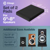 Picture of Ekkogo Pair of Studio Monitor Isolation Pads Premium Acoustic Foam to Elevate Audio Ideal Speaker Foam for 6.5-8 Inch Speakers Enhanced with Vibredux HD Foam for Superior Isolation