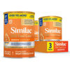 Picture of Similac 360 Total Care Sensitive Infant Formula for Fussiness & Gas Due to Lactose Sensitivity, Has 5 HMO Prebiotics, Non-GMO, Baby Formula Powder, 34.9-oz Value Can, Pack of 3
