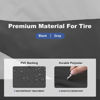 Picture of Explore Land Tire Covers 4 Pack - Tough Tire Wheel Protector for Truck, SUV, Trailer, Camper, RV - Universal Fits Tire Diameters 26-28.75 inches Black & Gray