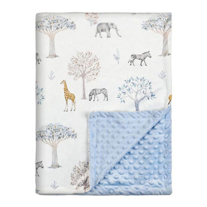 Picture of Soarwg Kids Baby Blanket Unisex Newborn, Super Soft Comfy Blankets, for Toddler Baby Nursery Bed Blanket Stroller Crib Shower Gifts, 30 x 40 Inch
