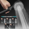 Picture of RV Shower Head with Hose, High Pressure 5 Mode Shower head Replacement, Shower Head for RV/Campers, Travel Trailer, Motorhome for Water Saving, Shower Head Holder and Hose, On Off Switch, Black