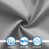 Picture of Bassinet Sheet for Baby Boy Girl 2 Pack Fitted Bassinet Sheet Set Universal Microfiber Soft Cradle Sheets for Oval Rectangle and Hourglass Bassinet Mattress, Grey and White