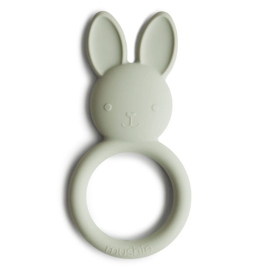 Picture of mushie Silicone Baby Teether Toy | Bunny