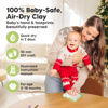 Picture of Baby Hand and Footprint Kit - Baby First Christmas Ornament, Personalized Baby Footprint Kit, Clay Baby Handprint Ornament Kit, Dog Paw Print Kit, DIY Baby Shower Gifts for Boys, Girls (Snow)