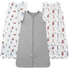 Picture of TotAha Sleep Sack 6-12 Months 3 Pack, Buttery Soft, Safe Wearable Blanket Baby Sleeping Bag with 2-Way Zipper for Girl Boy