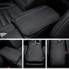 Picture of Amiss Car Center Console Pad, Universal Waterproof Car Armrest Seat Box Cover, PU Leather Auto Armrest Cover Protector，Vehicle Interior Accessories fits SUV/Truck/Car (Black-Silvery)