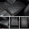 Picture of Amiss Auto Center Console Pad, Universal Waterproof Car Armrest Seat Box Cover, Car Interior Accessories, Breathable Leather Auto Armrest Cover Protector for Most Vehicle, SUV, Truck, Car (Black)