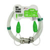Picture of Petest 25ft Reflective Tie-Out Cable for Small Dogs Up to 35 Pounds