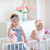 Picture of BABYGIZ Baby Girl Headbands-Infant,Toddler Cotton Handmade Hairbands with Bows Child Hair Accessories (Powder Pink)
