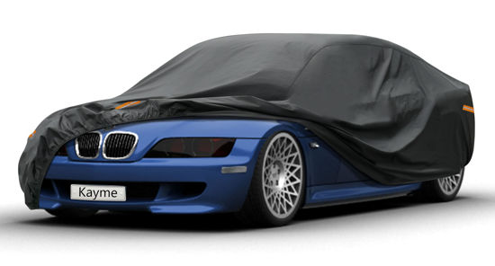 Picture of Kayme 7 Layers Car Cover Custom Fit for BMW Z3 (1997-2003) Waterproof All Weather for Automobiles, Outdoor Full Cover Rain Sun UV Protection.