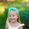 Picture of BABYGIZ Baby Girl Headbands-Infant,Toddler Cotton Handmade Hairbands with Bows Child Hair Accessories (Turquoise Blue)