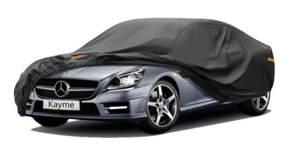 Picture of Kayme 7 Layers Car Cover Custom Fit for Mercedes Benz SLK Class 200 230 250 280 320 350 (1996-2016) Waterproof All Weather for Automobiles, Outdoor Full Cover Rain Sun UV Protection.