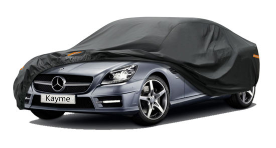 Picture of Kayme 7 Layers Car Cover Custom Fit for Mercedes Benz SLK Class 200 230 250 280 320 350 (1996-2016) Waterproof All Weather for Automobiles, Outdoor Full Cover Rain Sun UV Protection.