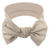 Picture of BABYGIZ Baby Girl Headbands-Infant,Toddler Cotton Handmade Hairbands with Bows Child Hair Accessories (Beige)