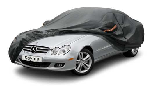 Picture of Kayme 7 Layers Car Cover Custom Fit for Mercedes Benz CLK 200 280 320 350 430 500 (1997-2024) Waterproof All Weather for Automobiles, Outdoor Full Cover Rain Sun UV Protection.