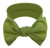 Picture of BABYGIZ Baby Girl Headbands-Infant,Toddler Cotton Handmade Hairbands with Bows Child Hair Accessories (Olive Green)
