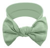 Picture of BABYGIZ Baby Girl Headbands-Infant,Toddler Cotton Handmade Hairbands with Bows Child Hair Accessories (Linden Green)