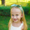Picture of BABYGIZ Baby Girl Headbands-Infant,Toddler Cotton Handmade Hairbands with Bows Child Hair Accessories (Linden Green)
