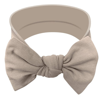 Picture of BABYGIZ Baby Girl Headbands-Infant,Toddler Cotton Handmade Hairbands with Bows Child Hair Accessories (Dark Beige)