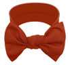 Picture of BABYGIZ Baby Girl Headbands-Infant,Toddler Cotton Handmade Hairbands with Bows Child Hair Accessories (Rust)