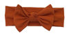 Picture of BABYGIZ Baby Girl Headbands-Infant,Toddler Cotton Handmade Hairbands with Bows Child Hair Accessories (Rust)